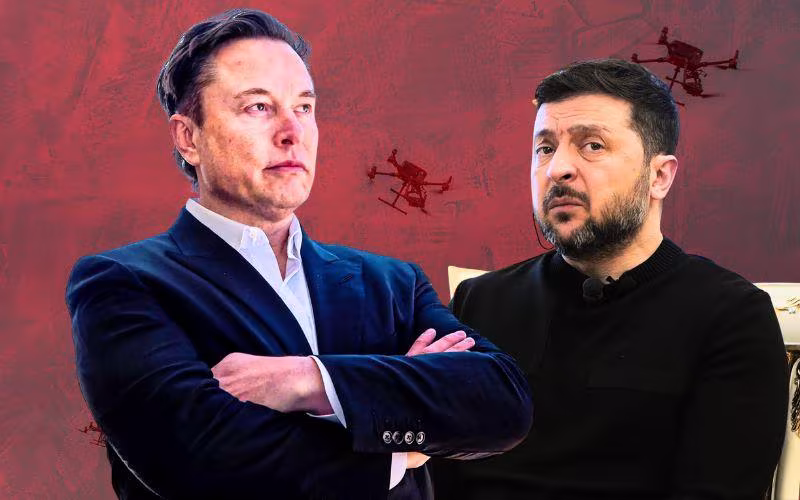 Musk accusa l’esercito ucraino: Starlink usato per uccidere con i droni, violati i termini